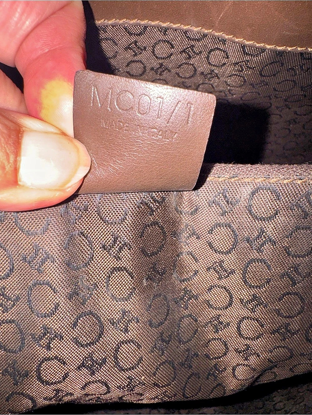 Celine Vintage Macadam Canvas Tote Bag - Picture 14 of 16